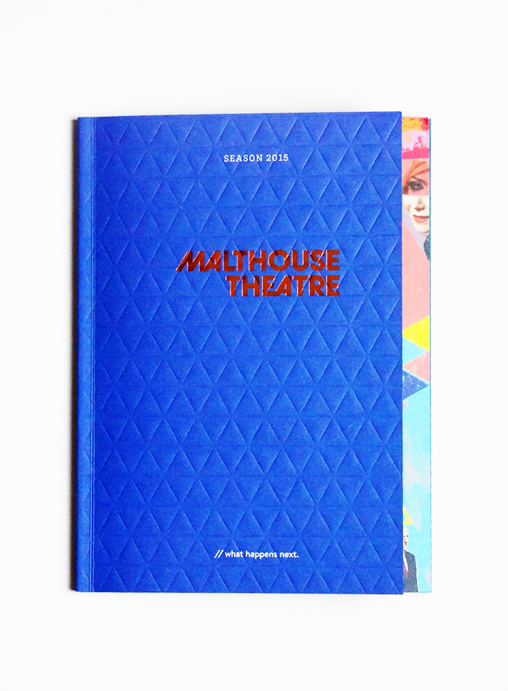 Malthouse Theatre 2015 Season brochure cover.