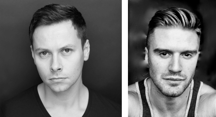 Matthew Bourne's Swan Lake. Chris Marney and Simon Williams.