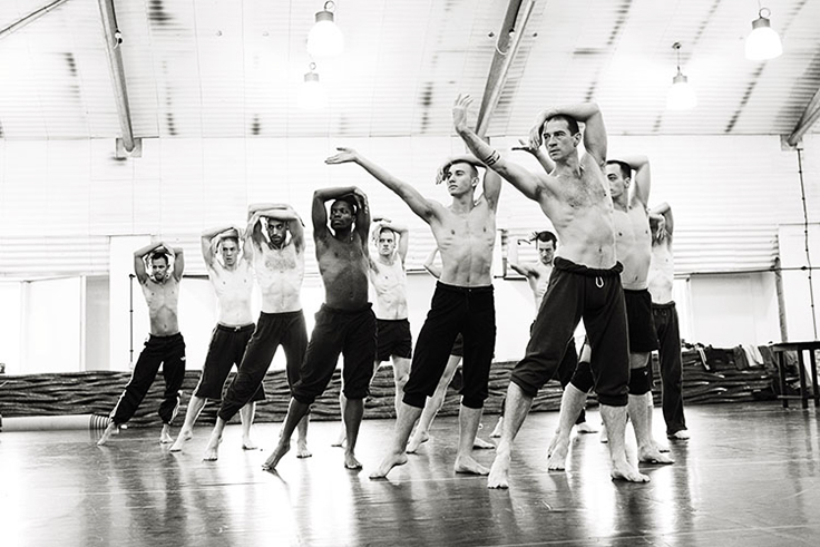 Jonathan Olivier in rehearsal.